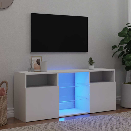 TV cabinet with LED lights 120x TV cabinet with