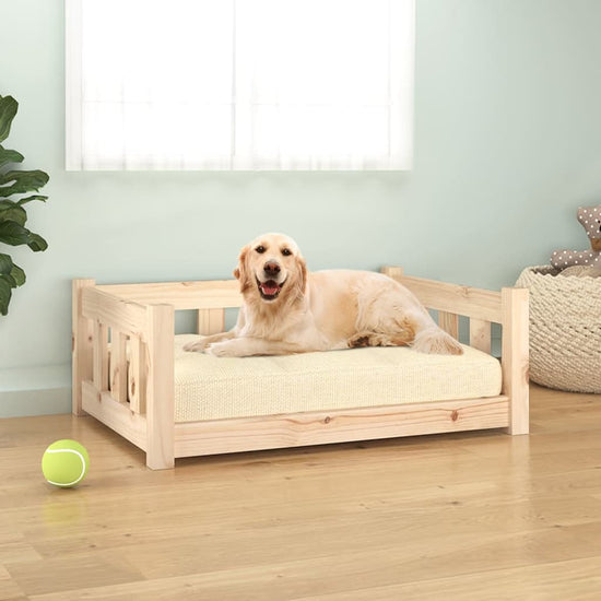 dog bed 75.5x55, solid pine wood;   dog bed 105.5x75