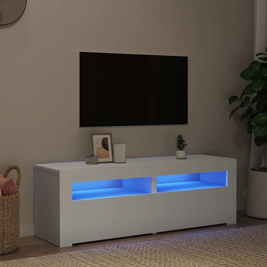 TV cabinet with LED lights 120x   TV cabinet with